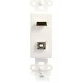 thumbnail image 3 of C2G 39702 HDMI and USB Pass Through Wall Plate, White, 3 of 4