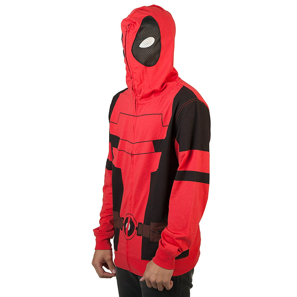 Marvel Marvel Deadpool Mens Cosplay Costume Hoodie (X