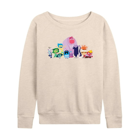 Inside Out 2 - Joy And Friends - Women's French Terry Long Sleeve Pullover