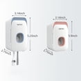 thumbnail image 4 of Labymos Automatic Toothpaste Dispenser Wall Mounted Kids Hands Free Toothpaste Squeezer for Family Kids Shower, 4 of 6
