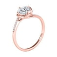 thumbnail image 4 of Aonejewelry 0.55 Ct. Ttw Wedding Engagement Diamond Ring 14K Rose Gold, 4 of 4