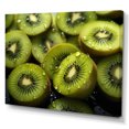 thumbnail image 2 of Designart "Fruits Background Seamless Kiwi wall art" Food & Beverage Canvas Wall Art, 2 of 5