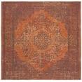 thumbnail image 2 of SAFAVIEH Classic Vintage Ivonette Overdyed Border Cotton Area Rug, Red, 6' x 6' Square, 2 of 7