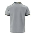 thumbnail image 3 of Zunfeo Polo Shirts for Men Graphic Short Sleeve Collared Shirt Casual Workout Summer T Shirts New Arrivals Gray 8, 3 of 5