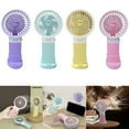 thumbnail image 2 of Handheld Fan 2xAA Battery-Powered Fan with Phone Stand Pocket Fan Personal Fan for Office or Home Lightweight Desk Fan, 2 of 20