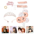 thumbnail image 2 of Miangastore Crown Balloon Set Rose Gold 1 Set 4.7x5.9x1.6in, 2 of 8