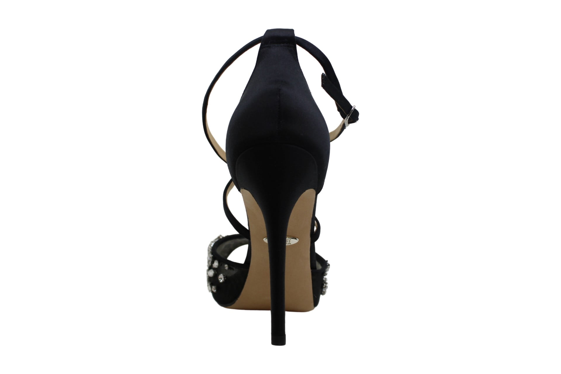 Badgley Mischka Womens Lyzbeth Open Toe Bridal Ankle Strap Sandals