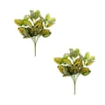 thumbnail image 2 of AYktou 2 Pcs Artificial Plants Leaves Greenery Plants, 13.8 Inch Sprawling Plants Leaves Gradient Color Texture Faux Plants Bouquet Fillers for Vase Floral Arrangement Table Centerpiece Home Decor, 2 of 6