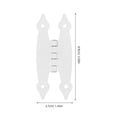 thumbnail image 2 of unbranded 4Ud Bisagras Resistentes De Hierro Para Puertas De Cabinetes Decorativo, 2 of 8