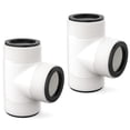 thumbnail image 1 of 2 Válvulas de Émbolo para Conector de Manguera de Piscina de 1,5 Pulgadas para Manguera de Piscina Elevada, Divisor en T para Adaptador de Manguera de Piscina, Piezas de Bomba, 1 of 8