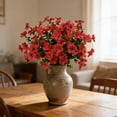 thumbnail image 6 of Artificial Violet Bouquets, Artificial Eucalyptus Floral Stems for Garden Decor, Realistic Plastic Flower Bundles for Vases and Window Boxes, 2 Pieces, SouMaox, 6 of 6