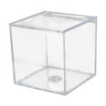 thumbnail image 3 of Acrylic Clear Box with Lids Transparent Gift Box Candy Box Box for home Wedding 8cm, 3 of 8