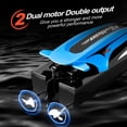 thumbnail image 2 of Amdohai Remote Control Boat, 2.4G 20km/h High-speed Waterproof Remote Control Speed Boat with LED Lights, 2 of 8