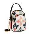 thumbnail image 7 of FORMRS Crossbody Bag for Women Quilted Travel Shoulder Cell Phone Purse with Chain Strap Handbag, Black Retro Flower, 7 of 7