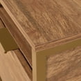 thumbnail image 4 of Sauder International Lux Home Office Desk, Sindoori Mango Finish, 4 of 11