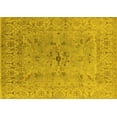 thumbnail image 1 of Ahgly Company Indoor Rectangle Oriental Yellow Traditional Area Rugs, 6' x 9', 1 of 4