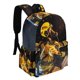 thumbnail image 2 of Bomberos-theme Backpack, Campus style schoolbag Bookbag with Adjustable Shoulder Straps And Large Zip Compartment, Unisex Travel Bags.42x30x15cm, 2 of 6