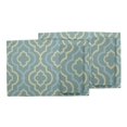 thumbnail image 3 of S4Sassy Yellow Quarterfoil Geometric Printed Dining Room Reversible Tablemats With Napkins set, 3 of 3