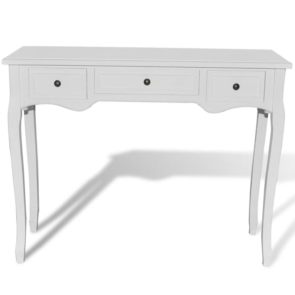 Kepooman Modern Wooden Hallway Table with 3 Drawers for Entryway Living Room Kepooman Modern Wooden Hallway Table with 3 Drawers for Entryway Living Room