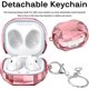 thumbnail image 5 of Funda compatible con Samsung Galaxy Buds 2 2021 Cobertura completa Crystal Hard con llavero Funda protectora para Samsung Galaxy Buds Pro 2021 / Samsung Ga, 5 of 5