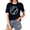 Black plus size baseball t shirt a1, variant on Women's Plus Size Game Day Baseball T-Shirt, Casual Loose Fit Short Sleeve Tee, Round Neck Graphic Tops, Solid Color Basic Shirts for Women, Everyday Comfort Wear, Pink 2XL