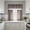 Gray, variant on YingYouFu Kitchen Curtains, Small Coffee-Themed Set, Basement Filtering & Heat Insulating Curtains, 3-Piece Decorative Window Cover