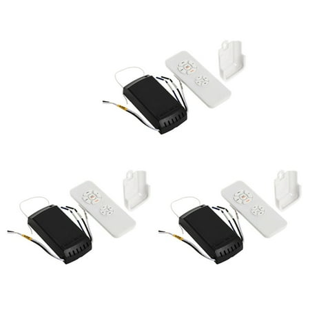

3X Universal Ceiling Fan & Light Remote Control Kit Timing Wireless Switches