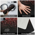thumbnail image 4 of Bingfone Red Glitter1 Door Mat 16"X24" Front Entrance Non-Slip Low Profile Washable For Entryway, 4 of 9