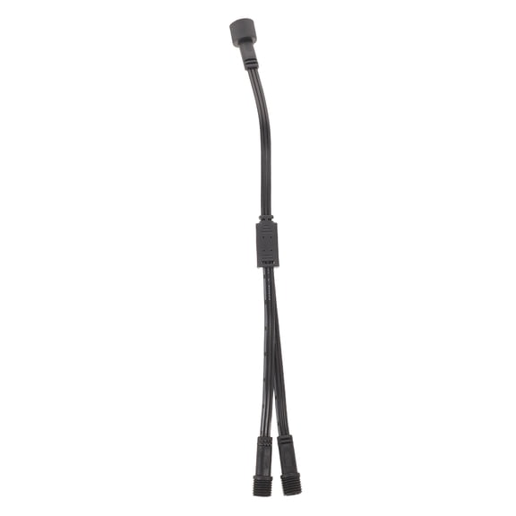 OULII Y Shaped Outdoor Lighting Extension Cord with Waterproof Connector for Patio and Garden Lights