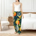 thumbnail image 4 of Sikiie Fresh Orange Women’s Ultra-Soft Comfy Lounge Pants Sleepwear Comfy Lounge Pants Drawstring Sleep Bottoms with PocketsLarge, 4 of 6