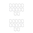 thumbnail image 1 of Bearachild 12 Pieces Bath Curtain Hangers Pole Hanger Hooks Tool Fixator Drape Hanging Curtains Fixing Rings Shower C-shaped Component Transparente 2Conjunto, 1 of 6