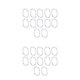 thumbnail image 1 of Moyic 12 Pieces Bath Curtain Hangers Pole Curtains Hooks Tool Drape C-shaped Hanger Hanging Component Fixing Rings Fixator Shower Transparente 2Conjunto, 1 of 6