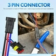 thumbnail image 5 of Conectores de cable eléctrico de 3 pines, enchufe macho y hembra, desconexión rápida, terminales de cable enchufables y resistentes al agua para automóviles, camiones, motocicletas, embarcaciones mari, 5 of 5