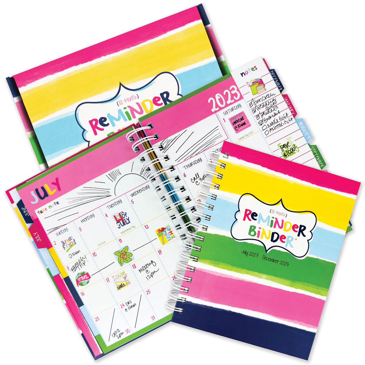 Reminder Binder® 20232024 Planner; 18month Calendar with 361 Planner