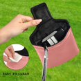 thumbnail image 4 of Haosy Coral Golf Mallet Putter Cover Strong Magnetic Leather Golf Club Headcover Closure, 4 of 7