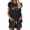 Black, variant on MuXiKeJi Clothes Womens Two Piece Lounge Sets Polka Dot Print Drop Shoulder Oversized Pullover Drawstring Shorts Set