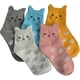 thumbnail image 1 of Calcetines divertidos para mujer Calcetines de algodón con forma de gato, divertidos y a la moda, en tubo, para mujer Calcetines de moda Harajuku con forma de gato, 1 of 4