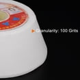 thumbnail image 4 of Uxcell Grinding Wheel 4 Inch 100 Grits Aluminum Oxide Cup Abrasive Wheels, White Corundum 2 Pack, 4 of 6