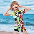 thumbnail image 4 of The Powerpuff Girls Boys 2-Piece Swimsuit Set Bathing Suit Short Sleeve Swimwear Sets with Swim Trunk 8-10Y(130cm), 4 of 7