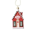 thumbnail image 4 of Adorno colgante para árbol de Navidad con forma de corona para celebración navideña perfecl, 4 of 8