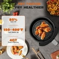 thumbnail image 2 of WHALL 4QT Air Fryer Oven, 8-in-1 Preset Menus, LED Smart Touchscreen, Reduce 85% Fat,1200W, 2 of 9