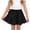 Black, variant on Kids Girls Ballet Skirts Chiffon Wrap Mini Skirts with Adjustable Waist Tween Flowy A Line Dancewear Skirts Size 3-12 Years