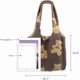 thumbnail image 2 of Bolsos lindos Freie Liebe para mujer, bolso de mano estético para niñas, bolso de hombro de peluche con osito de peluche, bolsos hobo, 2 of 5