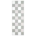 thumbnail image 2 of Garvee 2'x6' Runner Rug Modern Geometric Rug Checkered Print Runners Non-Slip Bedroom Rugs for Laundry Room Kitchen, Gray, 2 of 8