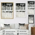 thumbnail image 4 of Designart "Midnight Tranquil Piano Keys" Music Wall Decor, 4 of 7