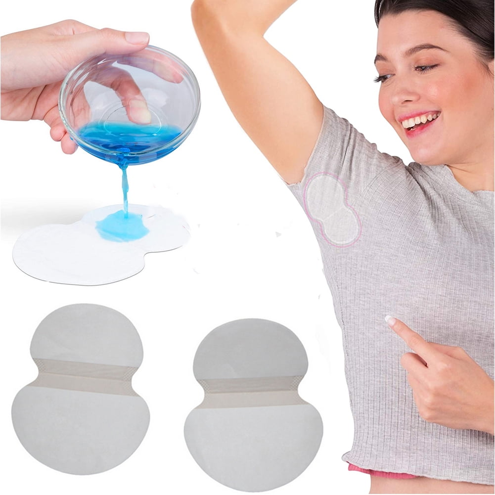 DGROEE 24/50/100Pcs Underarm Sweat Pads, Armpit Sweat Pads for Women