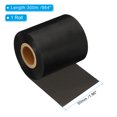 thumbnail image 2 of Unique Bargains 1.96'x984' (50mmx300m) Wax Thermal Transfer Ribbon, 1 Roll 1' Core Ink Out Barcode Printer Ribbon, Black, 2 of 6