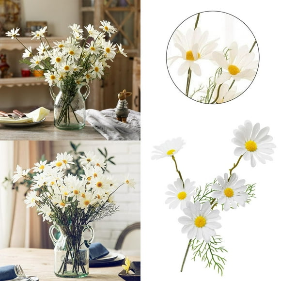 asddcavvf Home Decoration Chamomile Flowers Handmade 10pcs Holiday Flowers