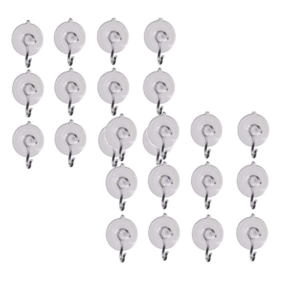 Clearance Household hooks under $5,Suction Cups With Hooks Are Very Suitable For Signs Installed On Windows Holiday 2PC