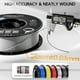 thumbnail image 2 of Filamento para impresora 3D Creality PETG 1.75 mm 2 kg negro+gris, 2 of 6